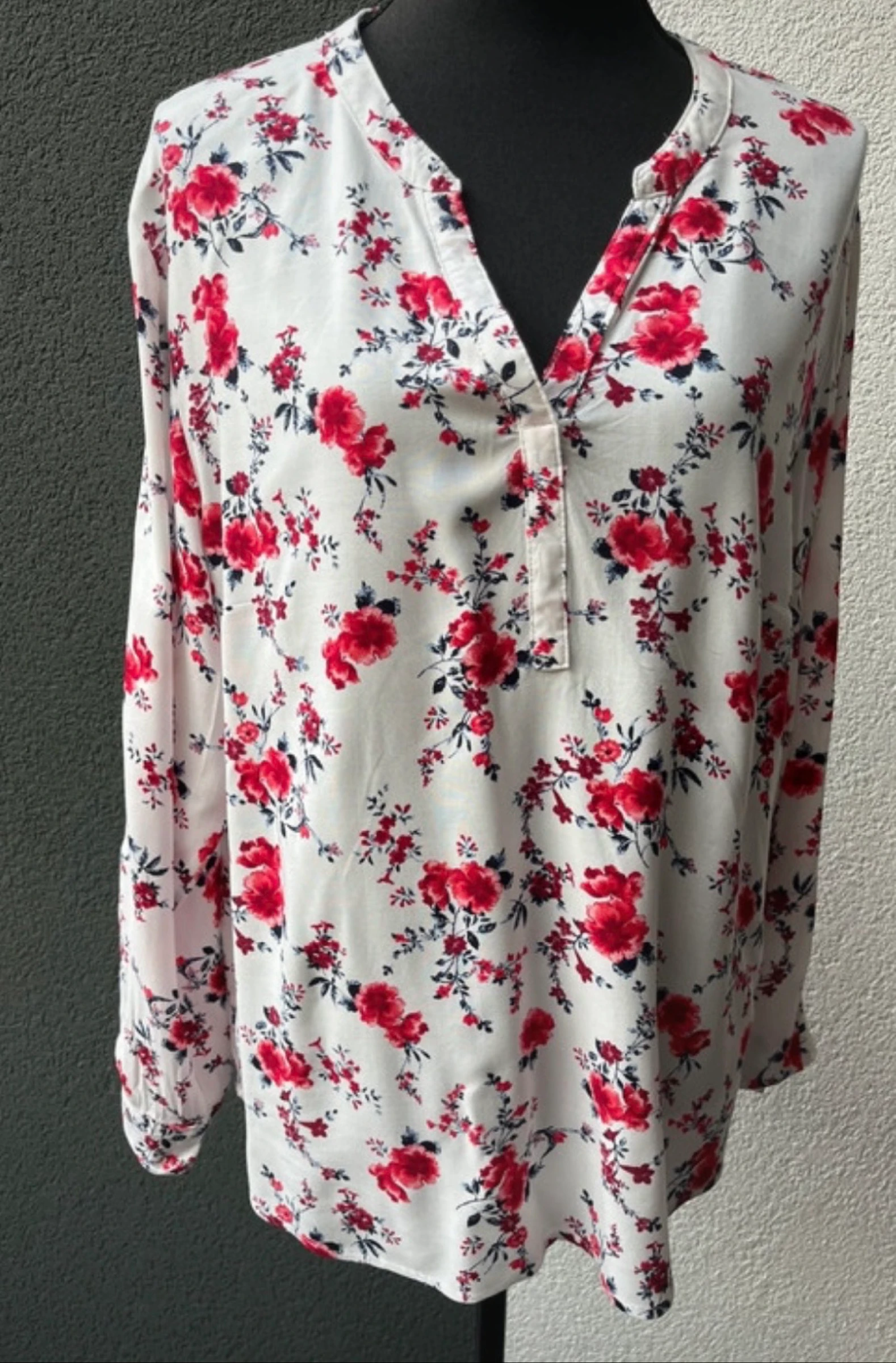 🌺 𝒎𝒛 |Blusa Janina com estampa floral – tamanho 48 (cai como 46) – photo 2